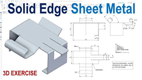 sheet metal pattern development app|solid edge sheet metal drawing.